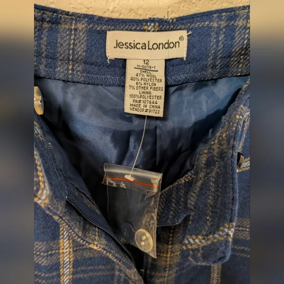 Vintage Jessica London Wool Blend Pants - Picture 3 of 5